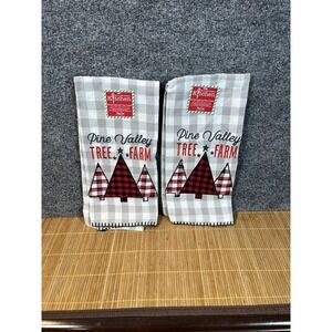 2-KAY DEE DESIGNS Pine Valley Tree Farm~Dual Purpose Terry‎ Towels~16"x26″